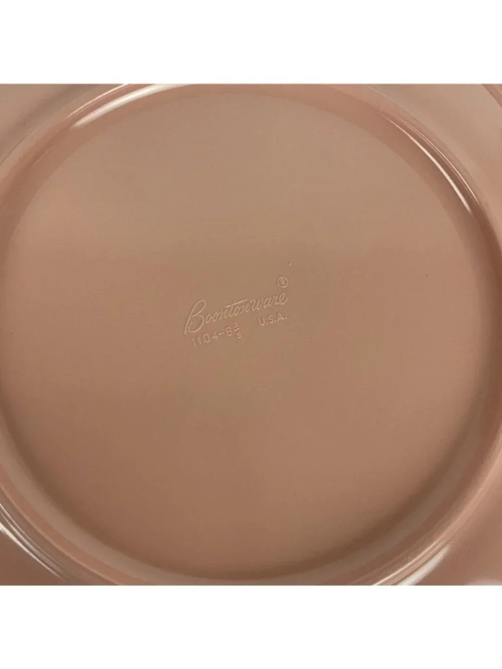 Bootonware Salad Plates Set Of 4 Melmac Melamine Bon Bon Pink Mid-Century Modern
